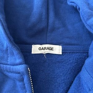 Garage blue zip-up jacket